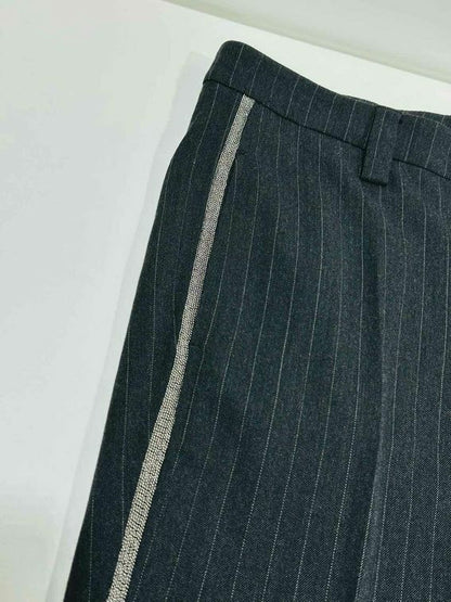 BRUNELLO CUCINELLI Tailored Pinstripe Size US 6 Pants