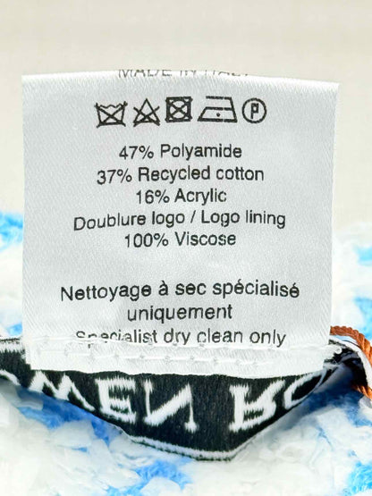 ROWEN ROSE Boucle Blue & White Size US 4 Mini Skirt