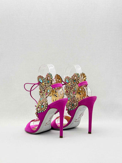 RENE CAOVILLA Pink Size EU 40 Heeled Sandals