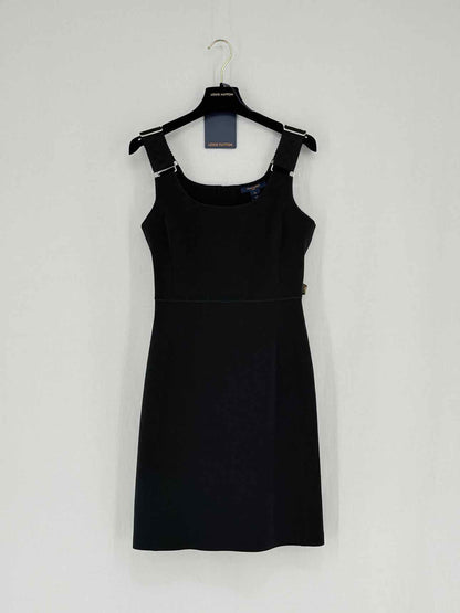 LOUIS VUITTON Black Size US 4 Short Dress