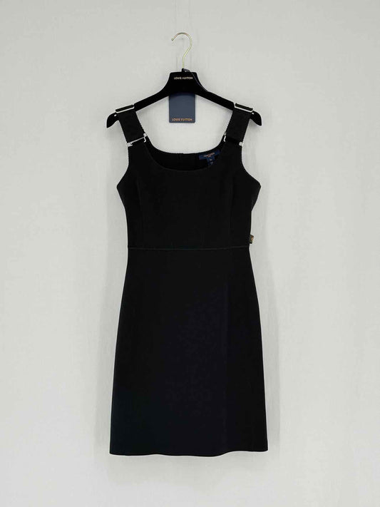 LOUIS VUITTON Black Size US 4 Short Dress