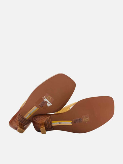 ADAM SELMAN Thong Orange Mules 39