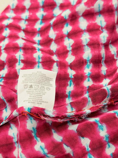 TORY BURCH Magenta & White Size XSmall/Small Long Dress