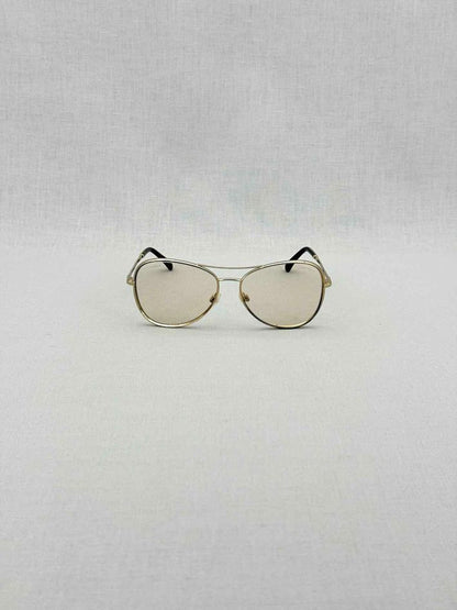 CHANEL Gold Tone Sunglasses