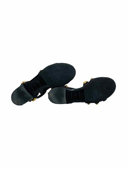 BALENCIAGA Arena giant Black Sandals 35