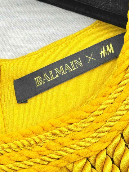 BALMAIN Yellow Size US 4 Top