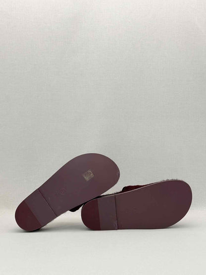 CHANEL Pre-Fall 2022 Burgundy Size EU 39 Mules