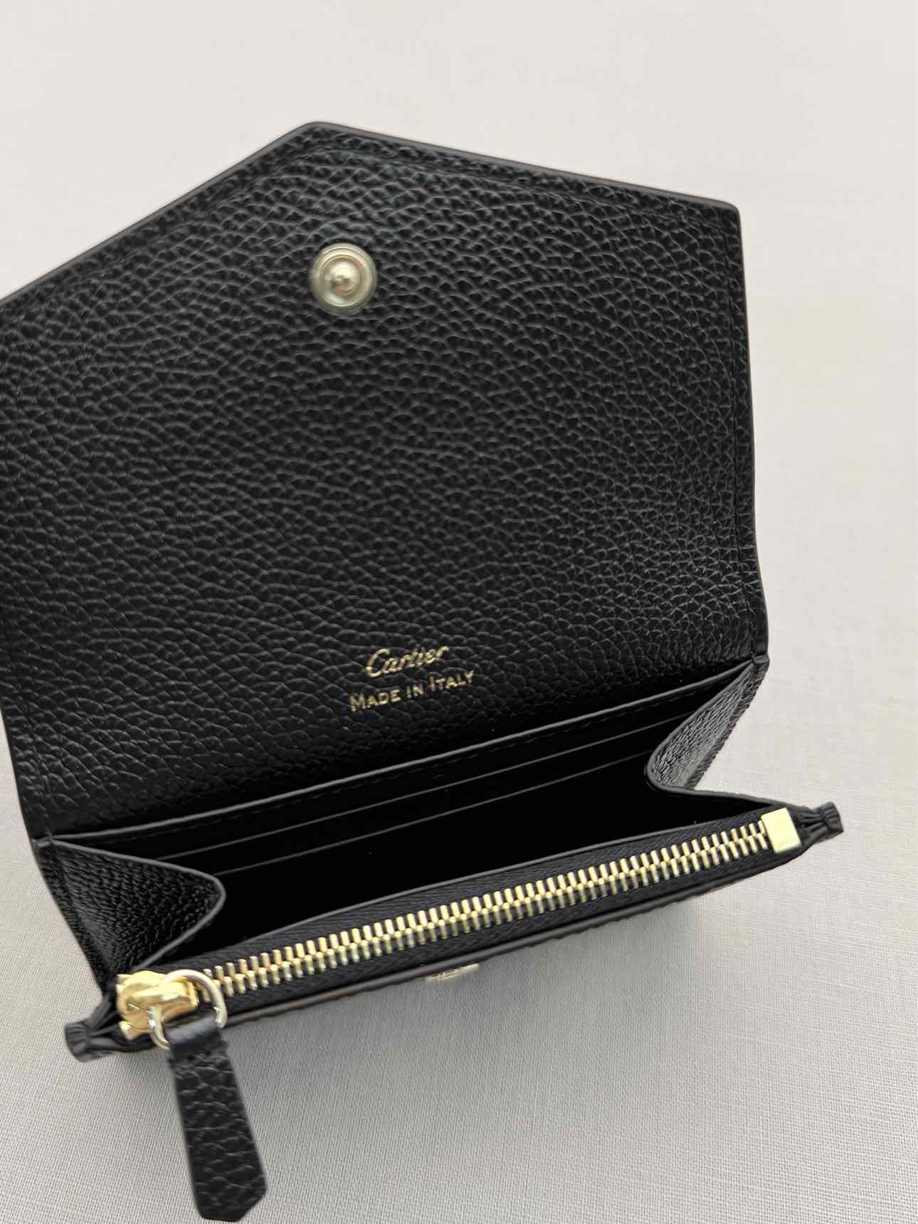 CARTIER Black Compact Wallet