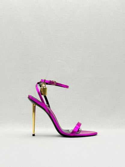 TOM FORD Naked Purple Size EU 38.5 Heeled Sandals
