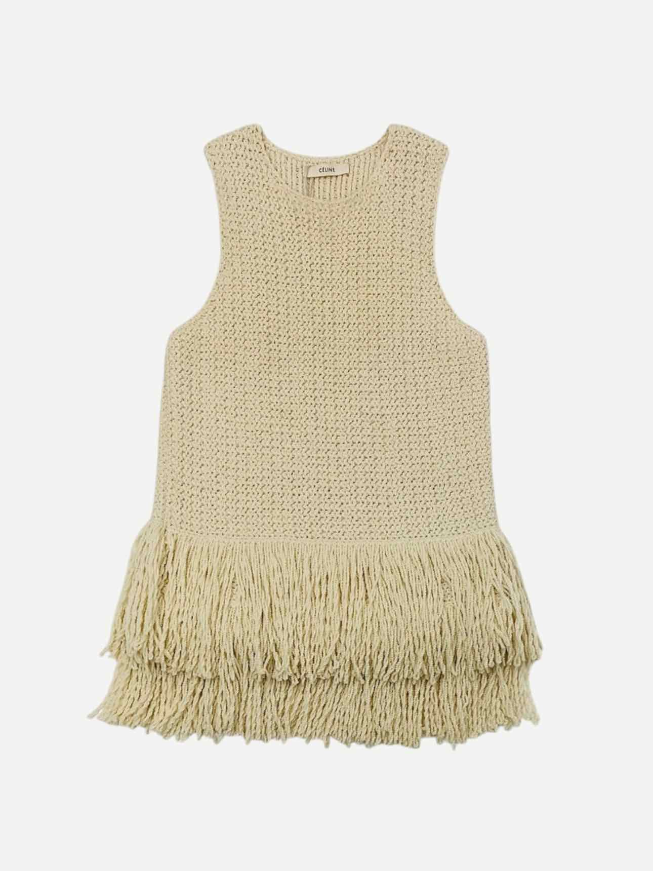 CELINE Knit Beige Top