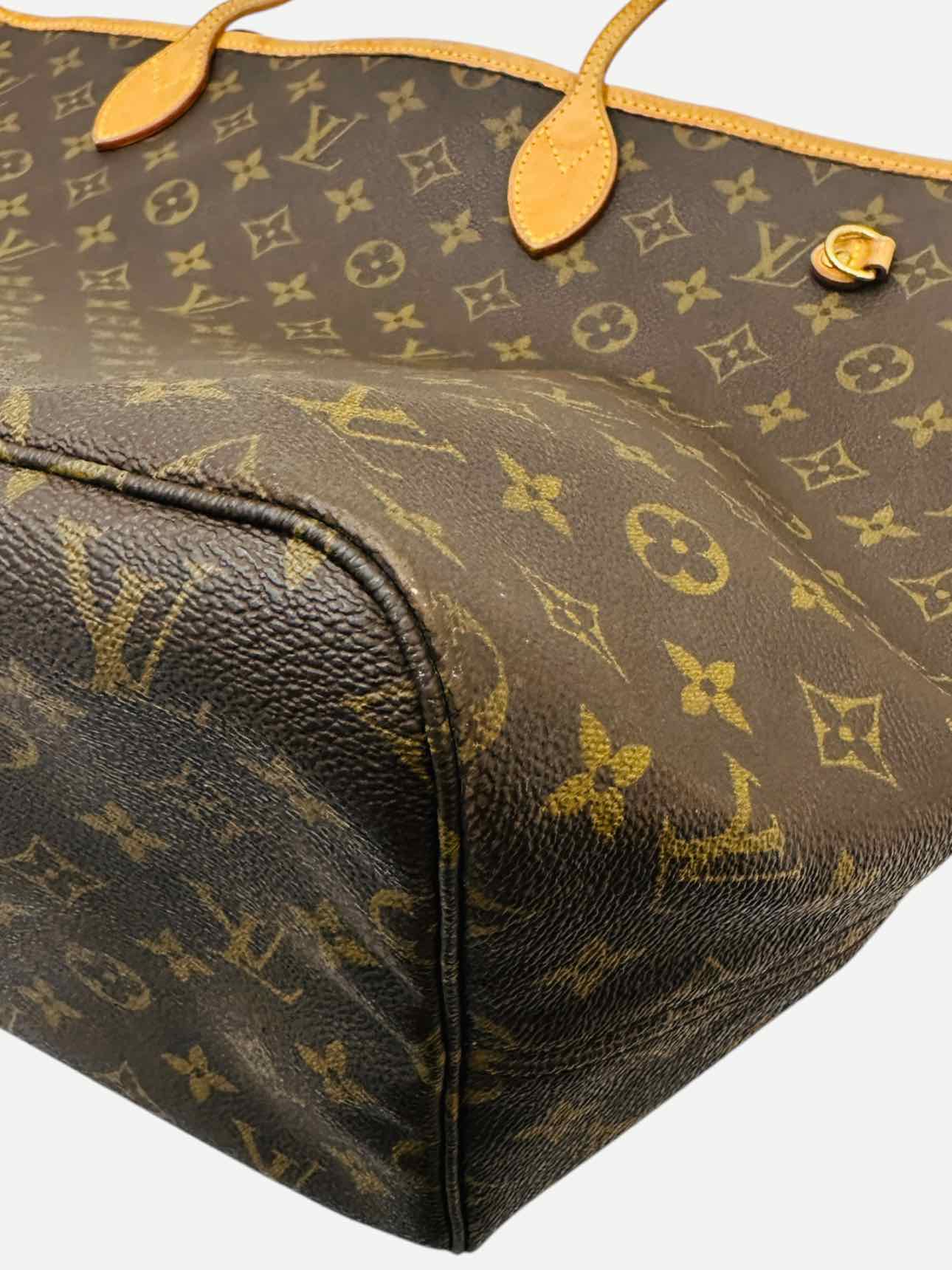 LOUIS VUITTON Neverfull Brown Monogram Tote Bag