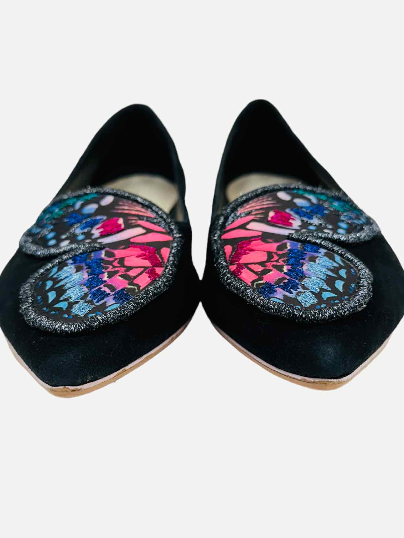 SOPHIA WEBSTER Black Multicolor Ballet Flats