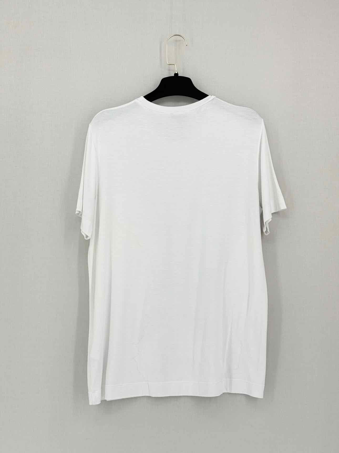 JUST CAVALLI White Multicolor Size Large T-shirt
