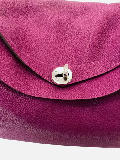 HERMES Lindy Purple Shoulder Bag