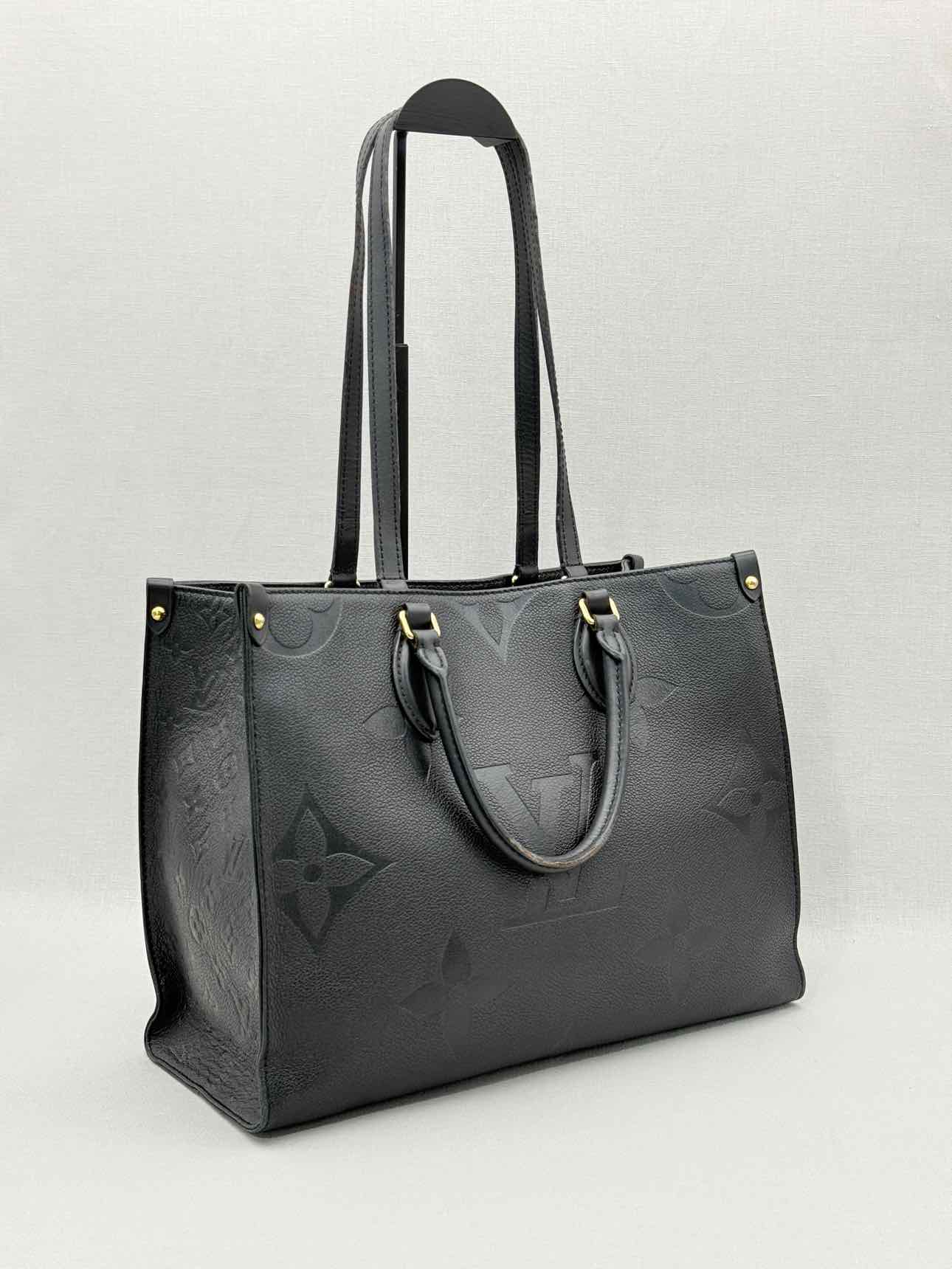 LOUIS VUITTON Onthego Black Tote Bag
