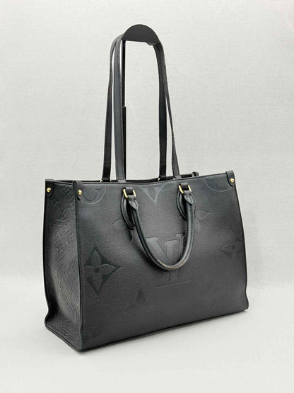 LOUIS VUITTON Onthego Black Tote Bag