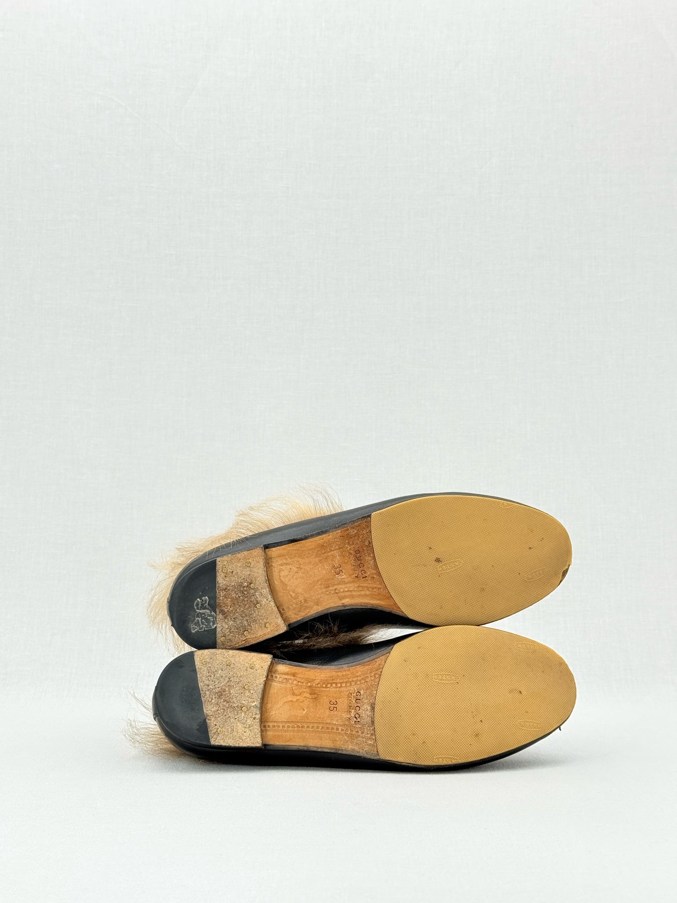 GUCCI Princetown Black Size EU 35 Flats