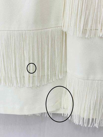 TRINA TURK White Size Medium Short Dress