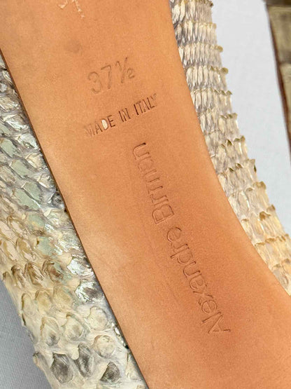 ALEXANDER BIRMAN Open Toe Beige Size EU 37.5 Pumps