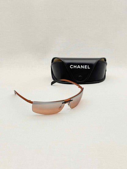 CHANEL Vintage Orange Sunglasses
