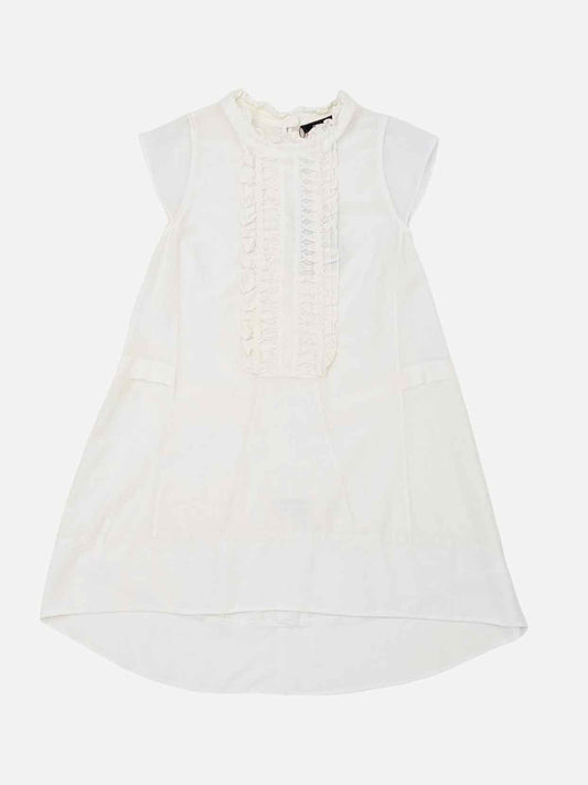 BCBG MAXAZRIA Sleeveless Off-white Top