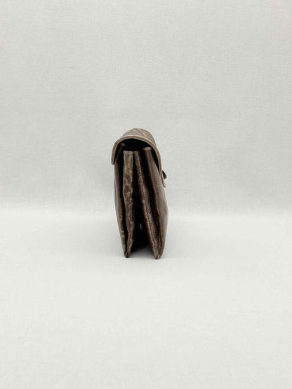 BOTTEGA VENETA Envelope Brown Clutch