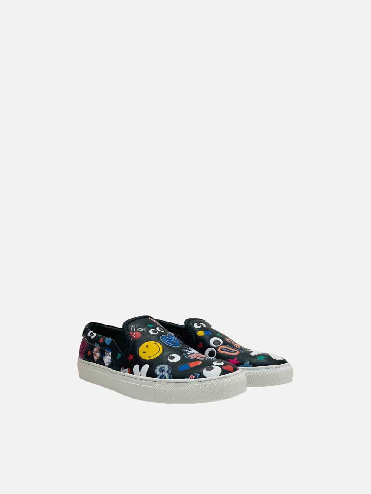 ANYA HINDMARCH Black Multicolor Sneakers