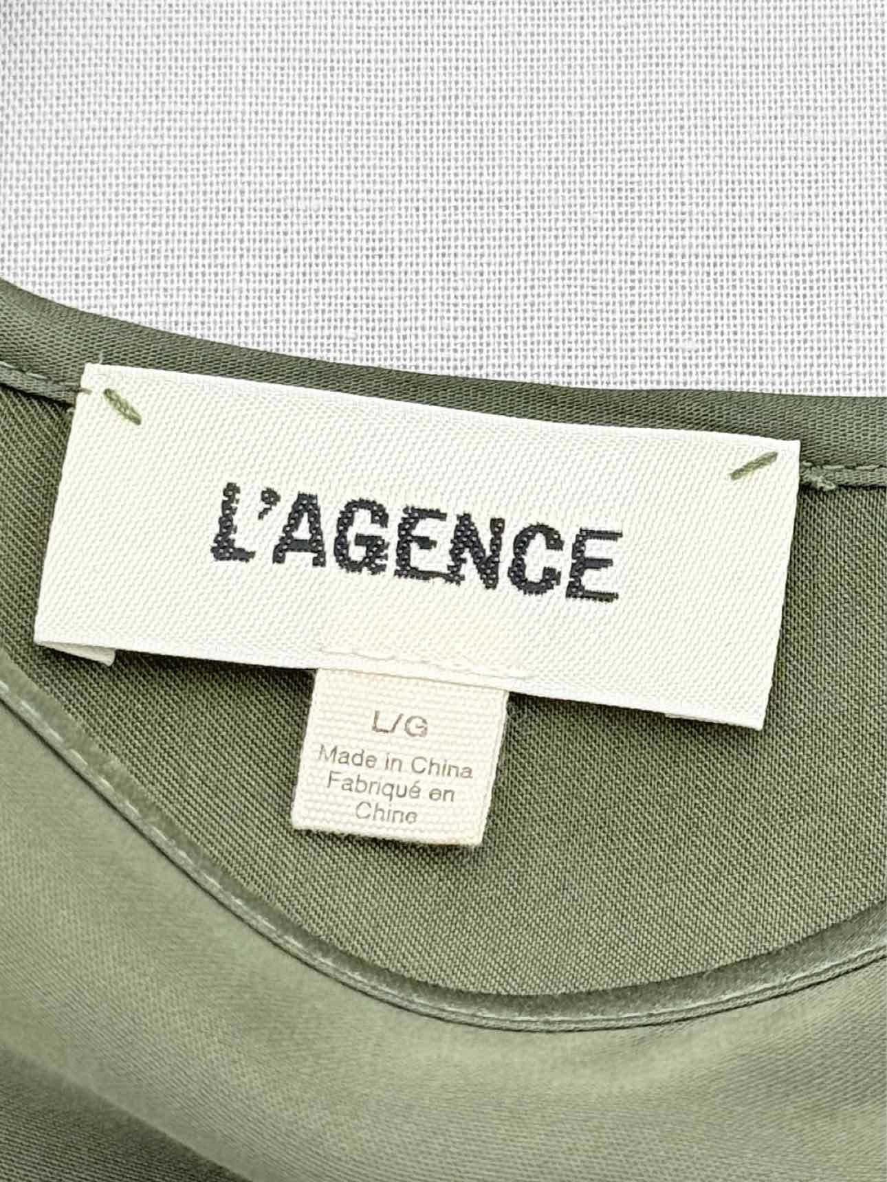 L'AGENCE Khaki Size Large Camisole