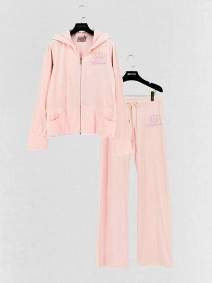 JUICY COUTURE Pale Pink Size XXLarge Outfit Set