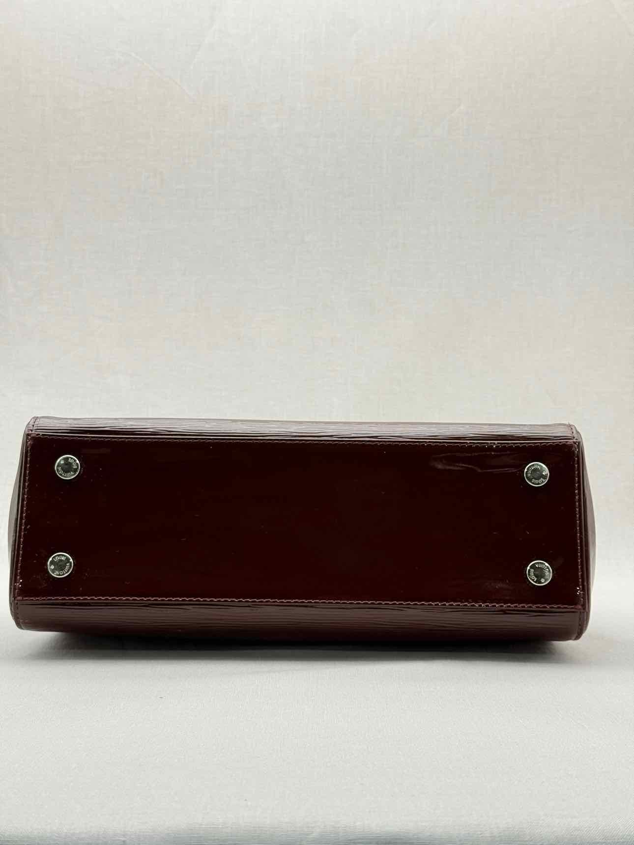 LOUIS VUITTON Brea Burgundy Top Handle