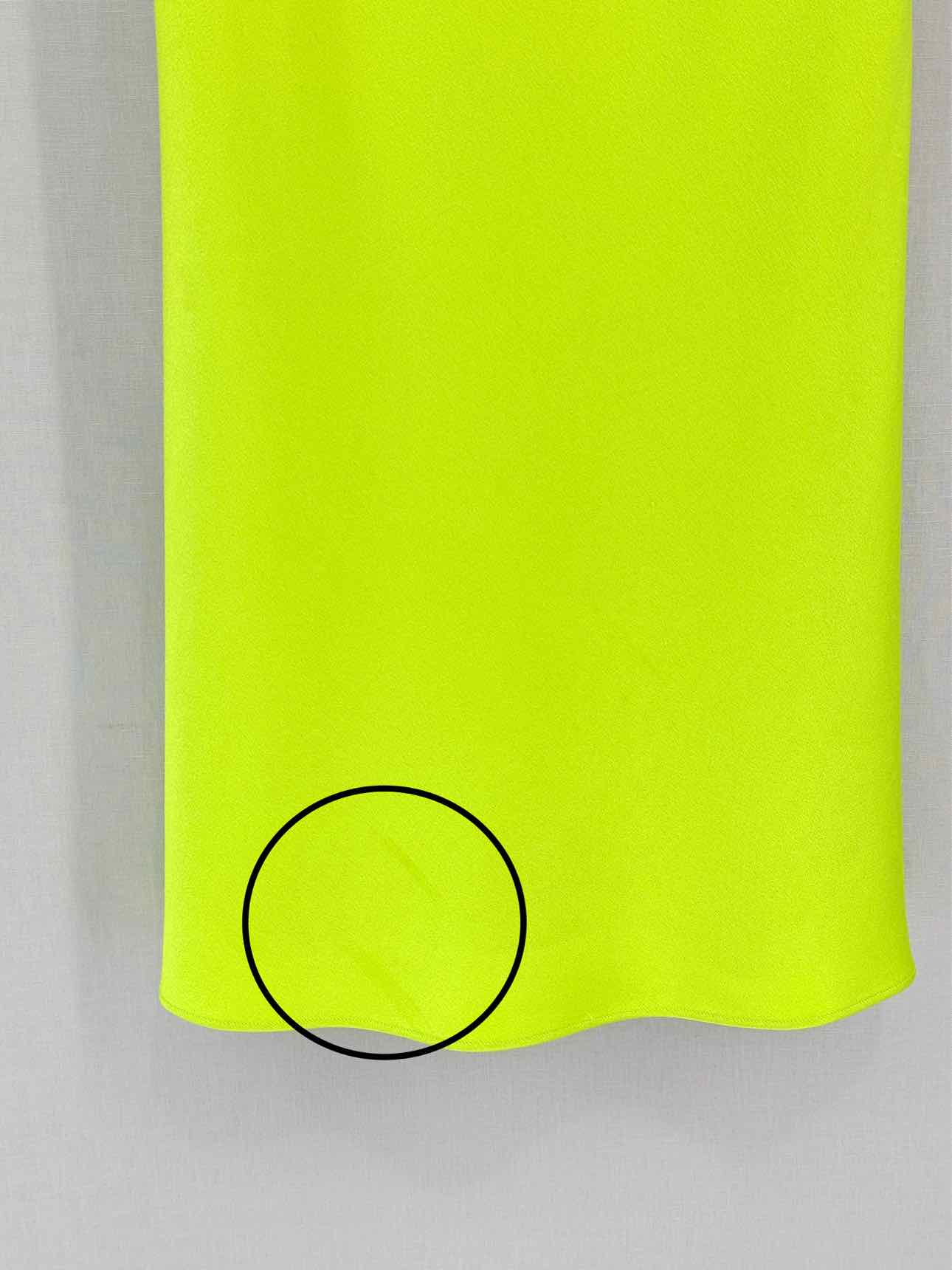 ALICE + OLIVIA Lime Green Size US 10 Short Dress