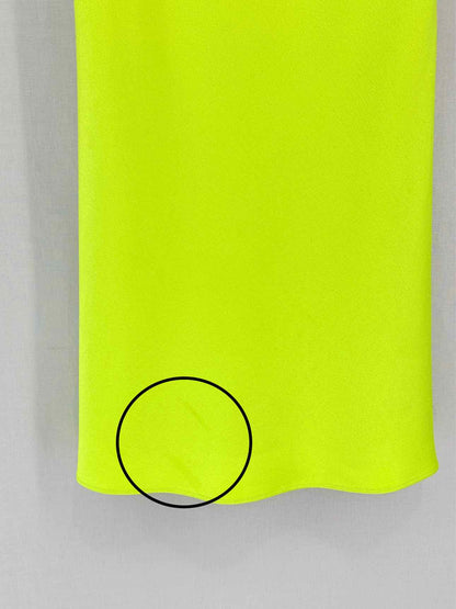 ALICE + OLIVIA Lime Green Size US 10 Short Dress