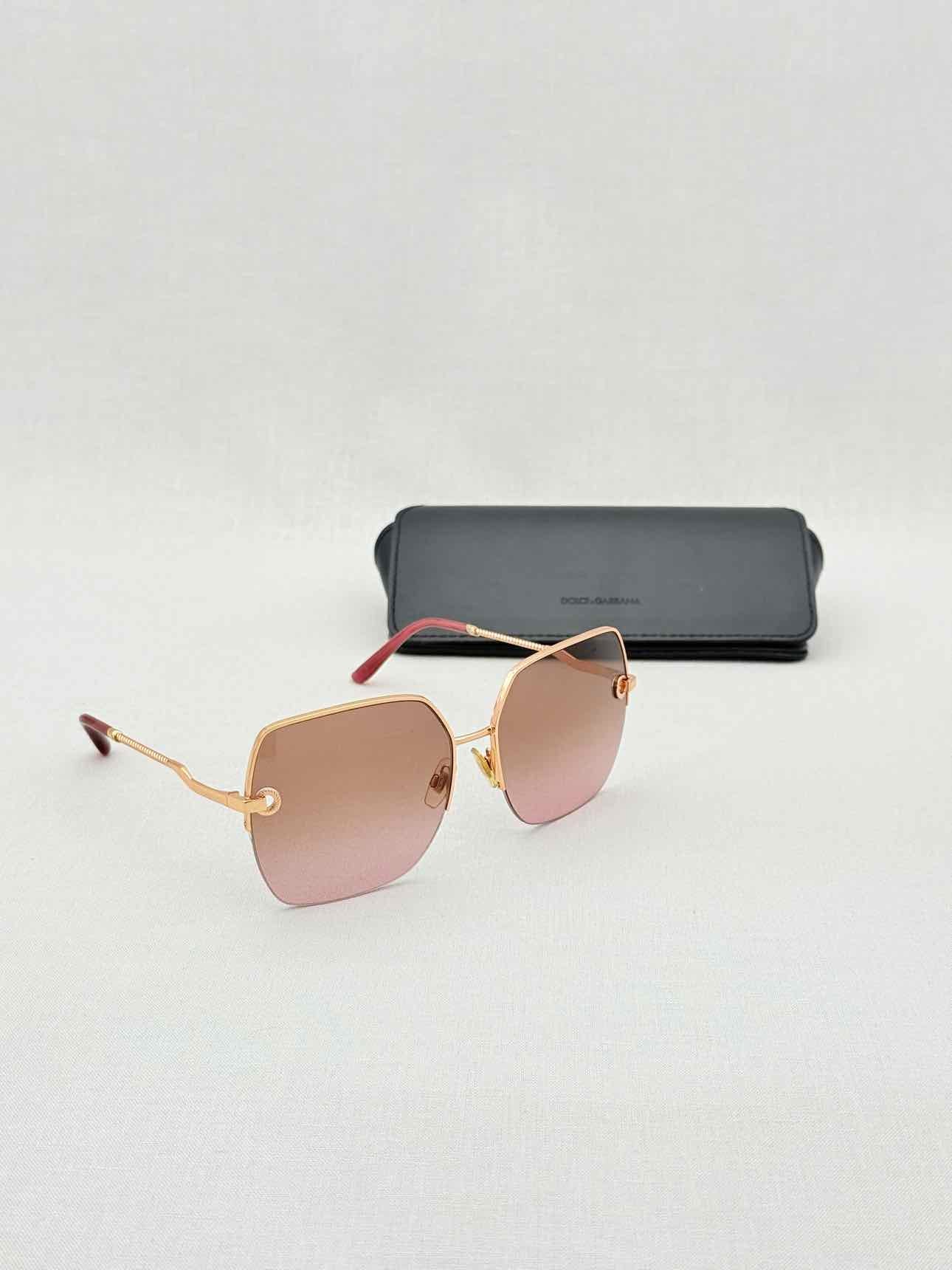 DOLCE & GABBANA Gold Tone Sunglasses