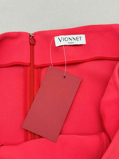 VIONNET Red Size US 10 Midi Skirt