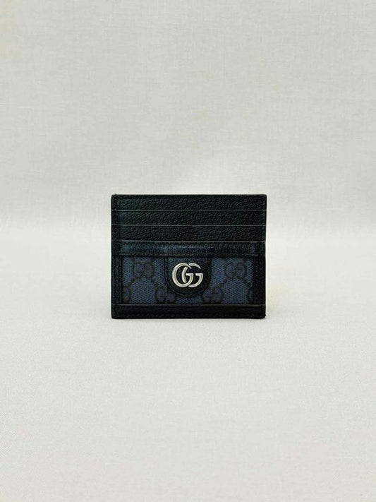 GUCCI Black & Blue GG Card Case