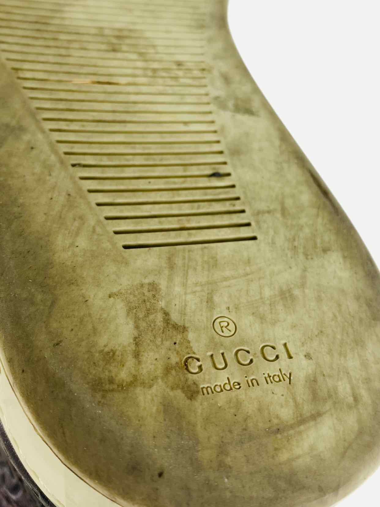 GUCCI Hi Top Brown Size EU 44.5 Sneakers