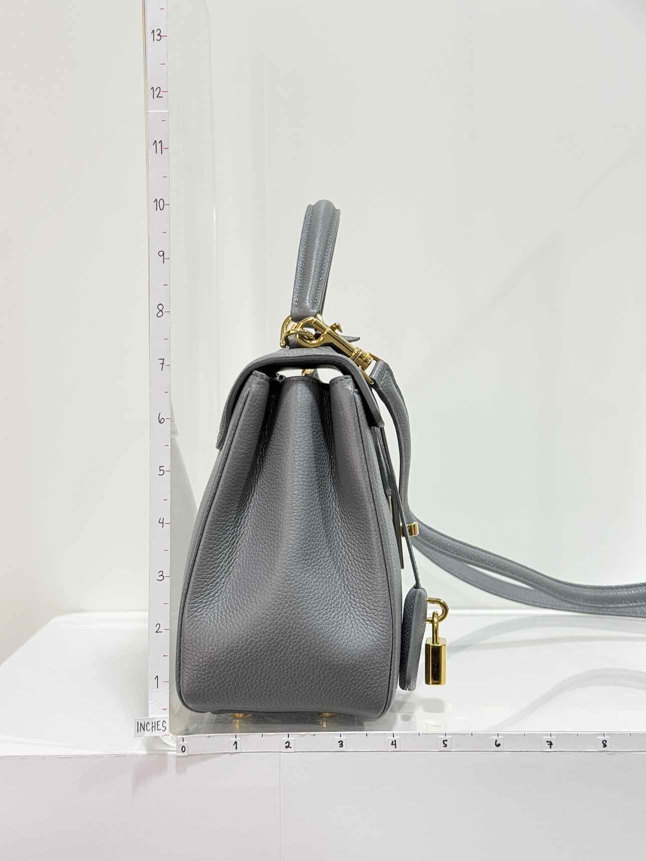 CELINE 16 Grey Top Handle