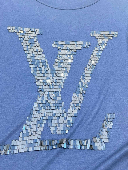 LOUIS VUITTON Loose Fit Blue Size Medium T-shirt