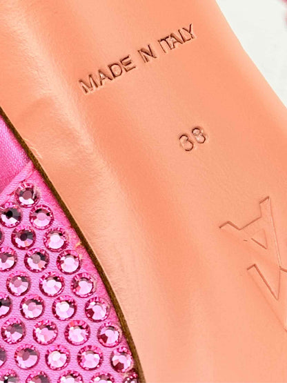 AMINA MUADDI Lupita Pink Size EU 38 Mules