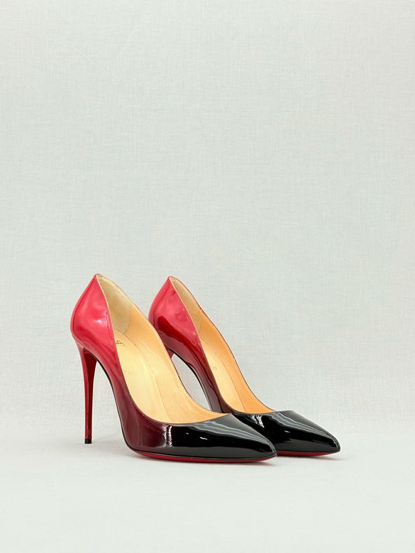 CHRISTIAN LOUBOUTIN Kate Red & Black Size EU 42 Pumps