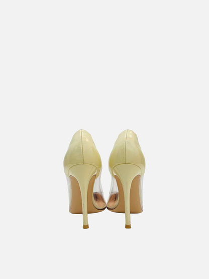 GIANVITO ROSSI PVC Beige Size EU 35.5 Pumps
