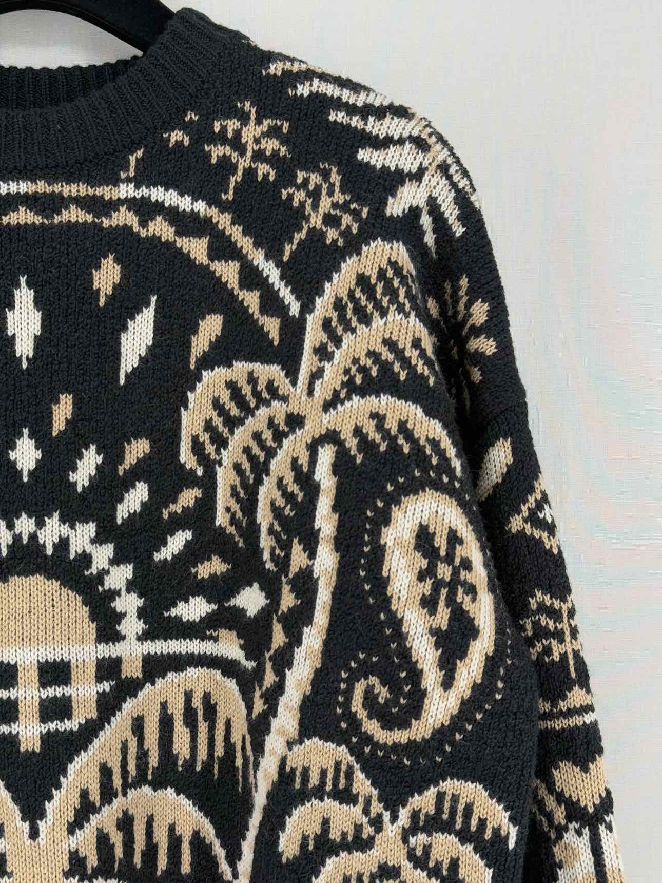 ALANUI Lush Nature Black Multicolor Size XSmall Sweater