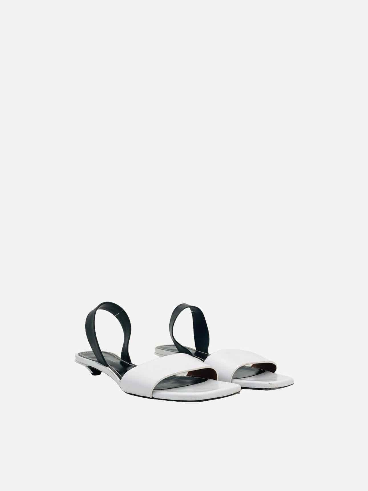 PROENZA SCHOULER White & Black Sandals 39.5