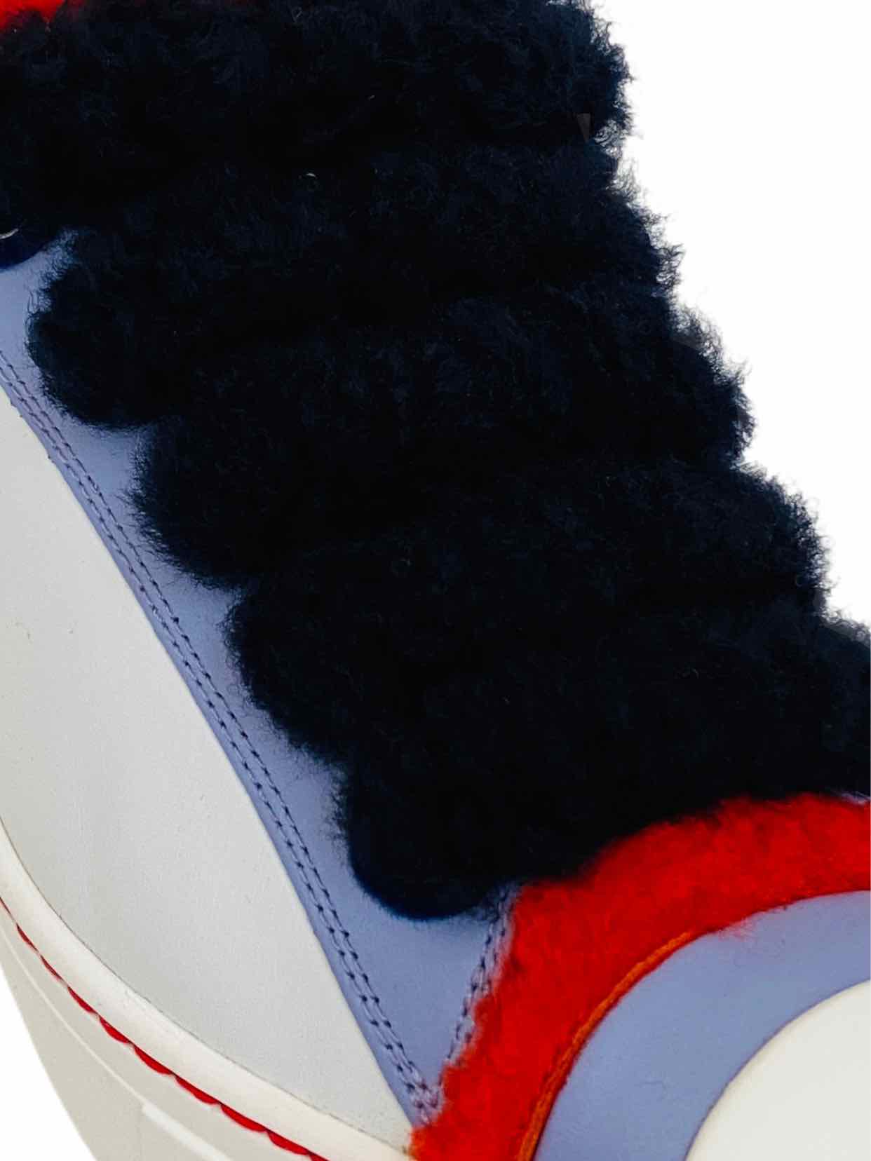 FENDI High Top White Multicolor Sneakers