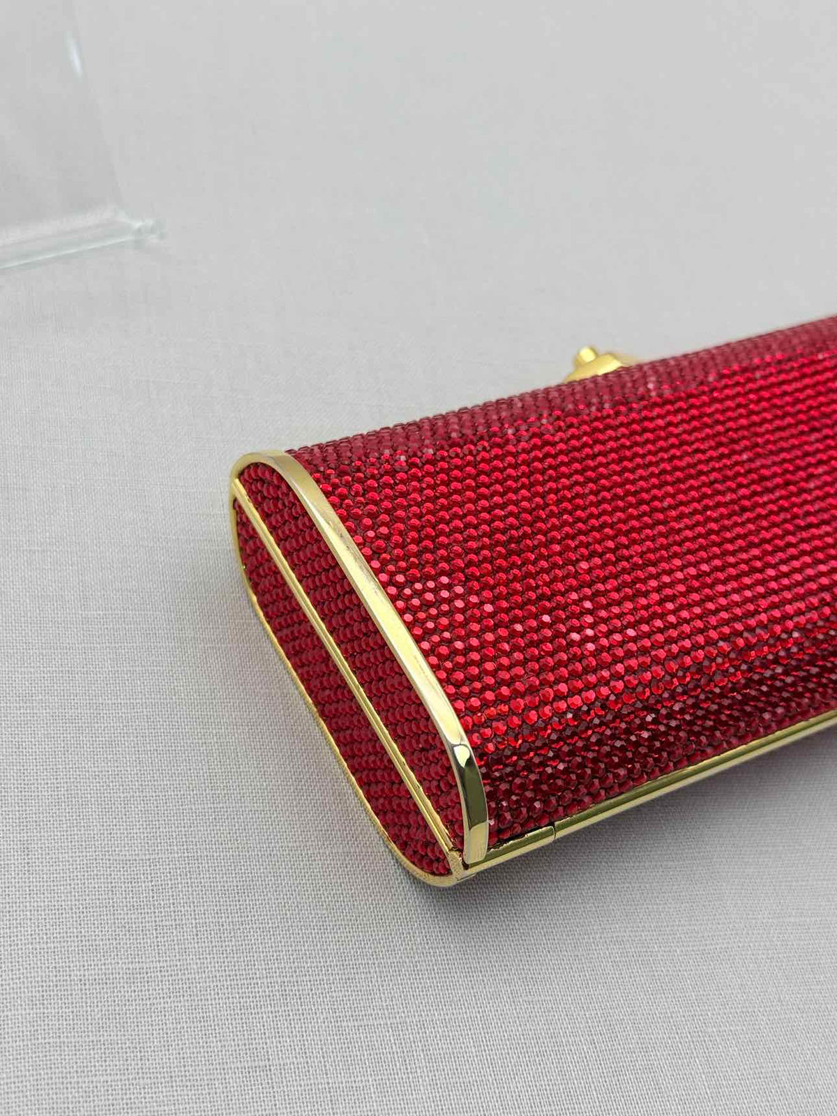 JUDITH LEIBER Minaudière Red Clutch