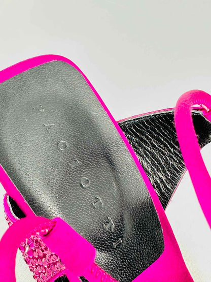 PACIOTTI Magenta Size EU 41 Heeled Sandals