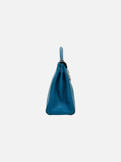 HERMES Kelly Bleu Jean Top Handle