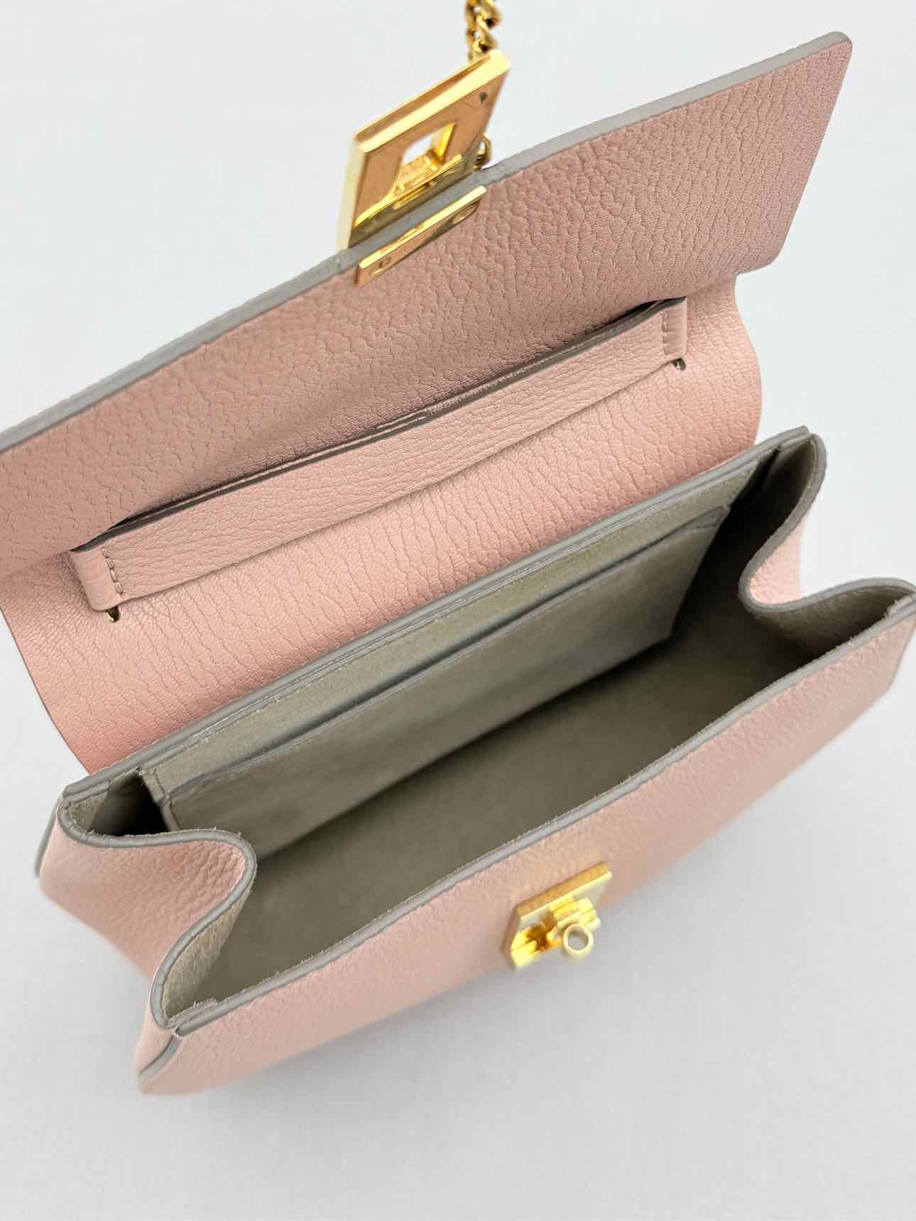 CHLOE Drew Peach Crossbody
