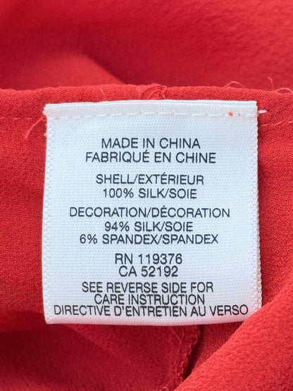 HELMUT LANG Red Size Petite Top