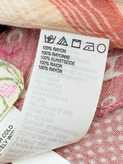 FREE PEOPLE Kimono Pink & White Size One Size Top